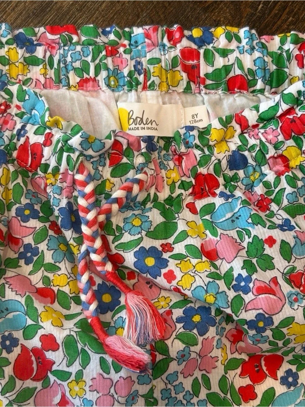 Mini Boden Floral Capri Pants & Art Class Shirt 8Y